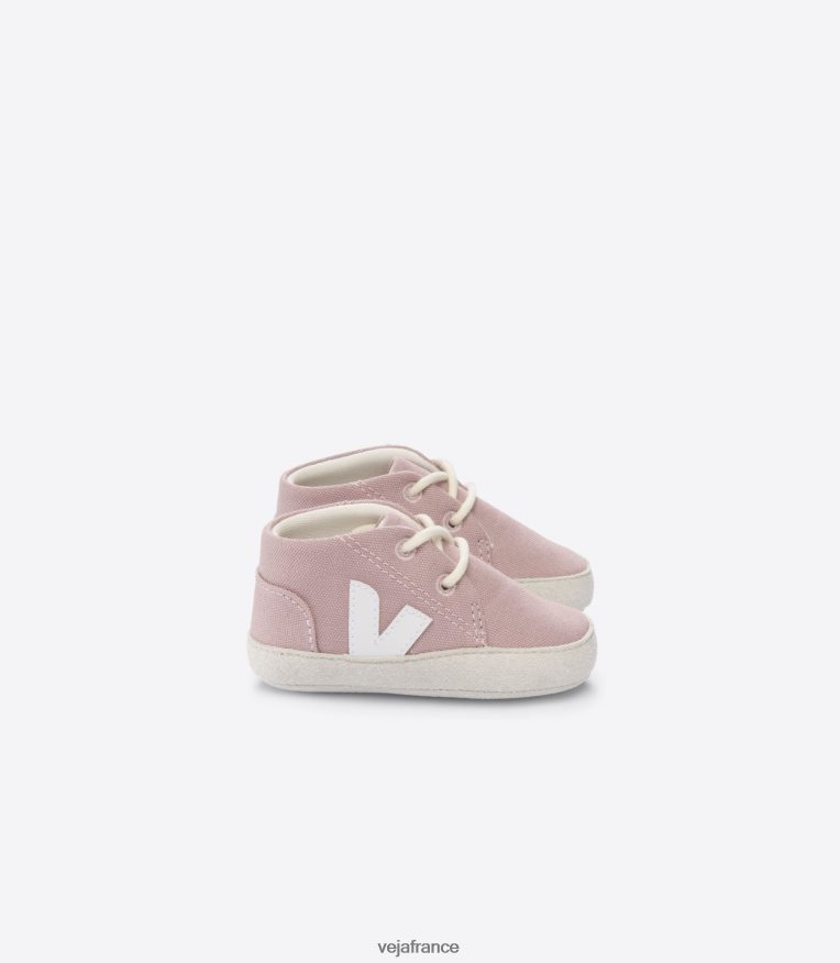 chaussures Veja bébé toile bébé blanc enfants 0826JT405