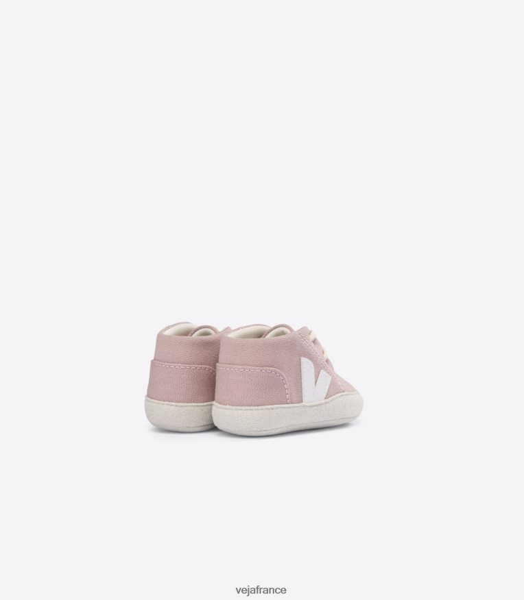 chaussures Veja bébé toile bébé blanc enfants 0826JT405