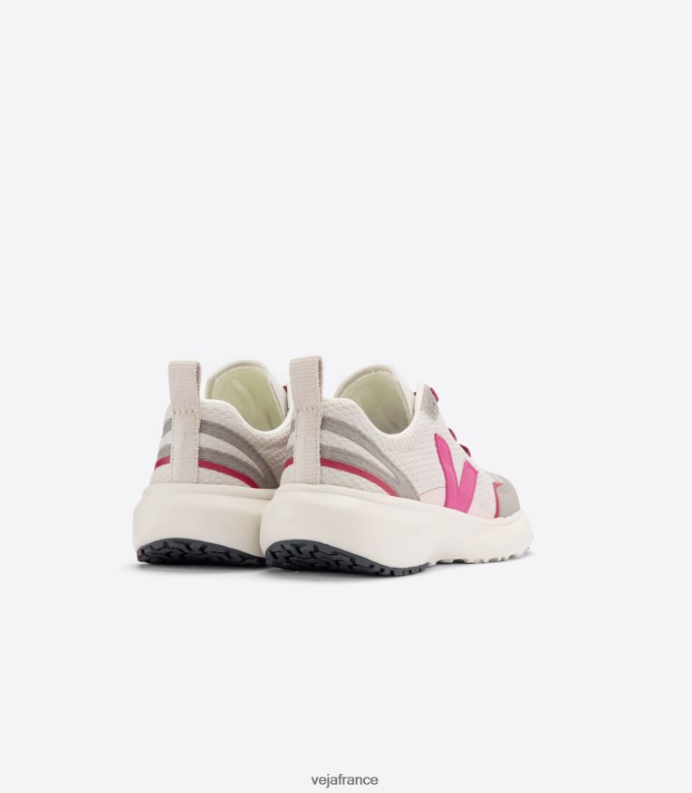 chaussures Veja lacets élastiques canari alveomesh natural mia enfants 0826JT387