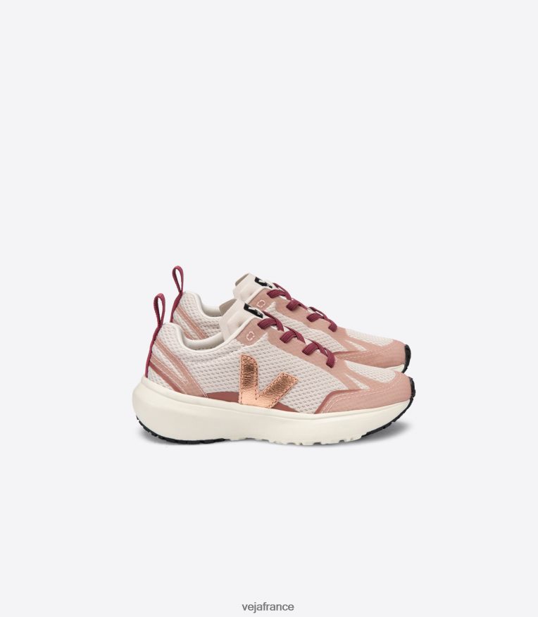 chaussures Veja lacets élastiques canari alveomesh naturel venus enfants 0826JT385
