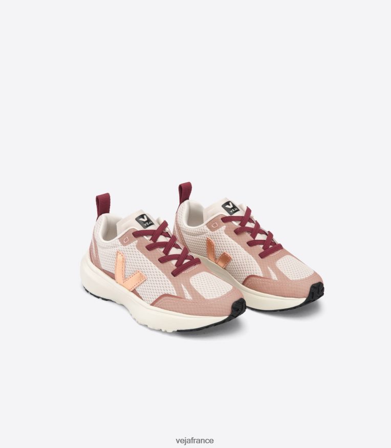 chaussures Veja lacets élastiques canari alveomesh naturel venus enfants 0826JT385