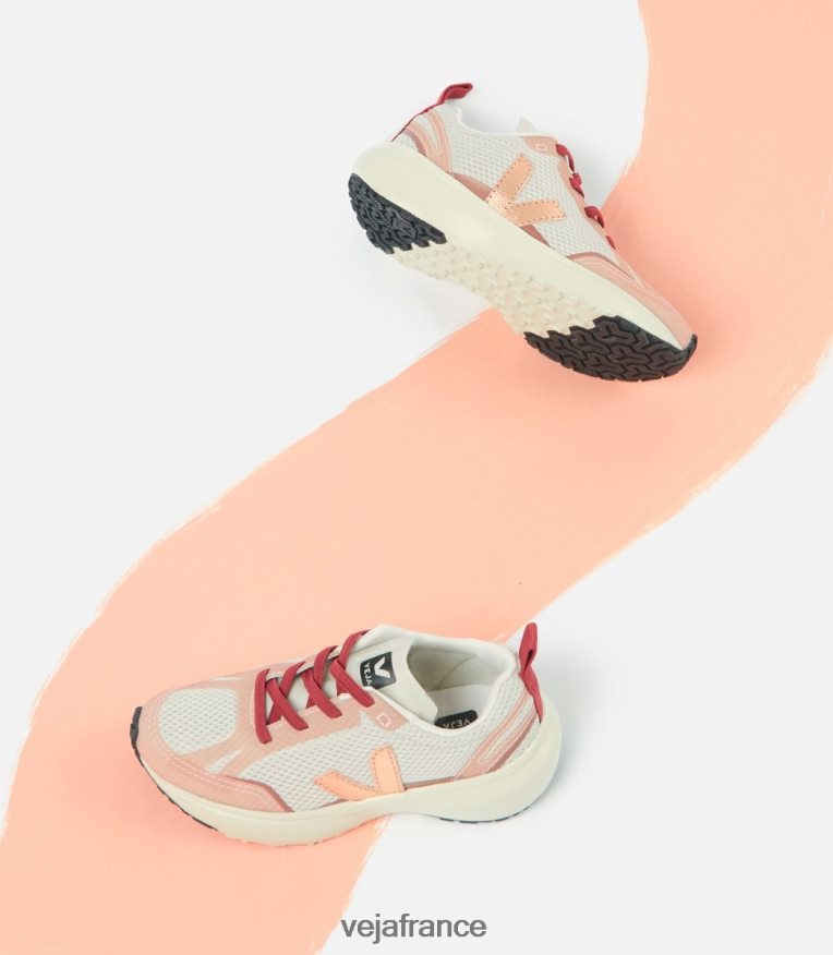 chaussures Veja lacets élastiques canari alveomesh naturel venus enfants 0826JT385