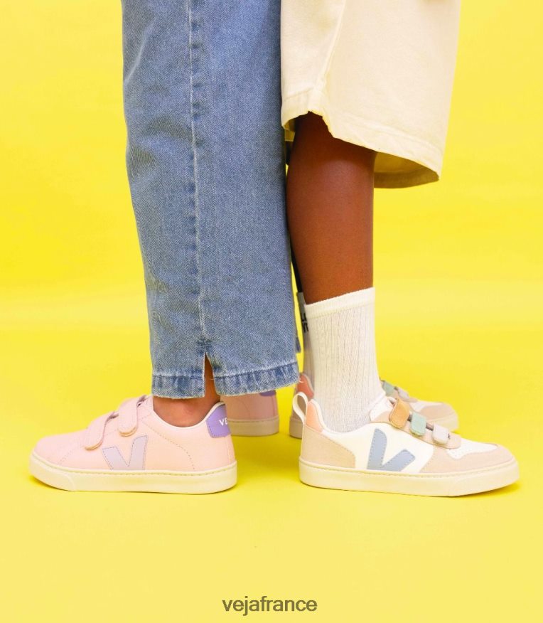 chaussures Veja esplar cuir sans chrome pétale parme enfants 0826JT334