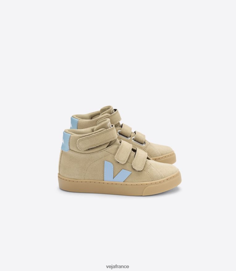 chaussures Veja esplar mi daim dune acier enfants 0826JT311