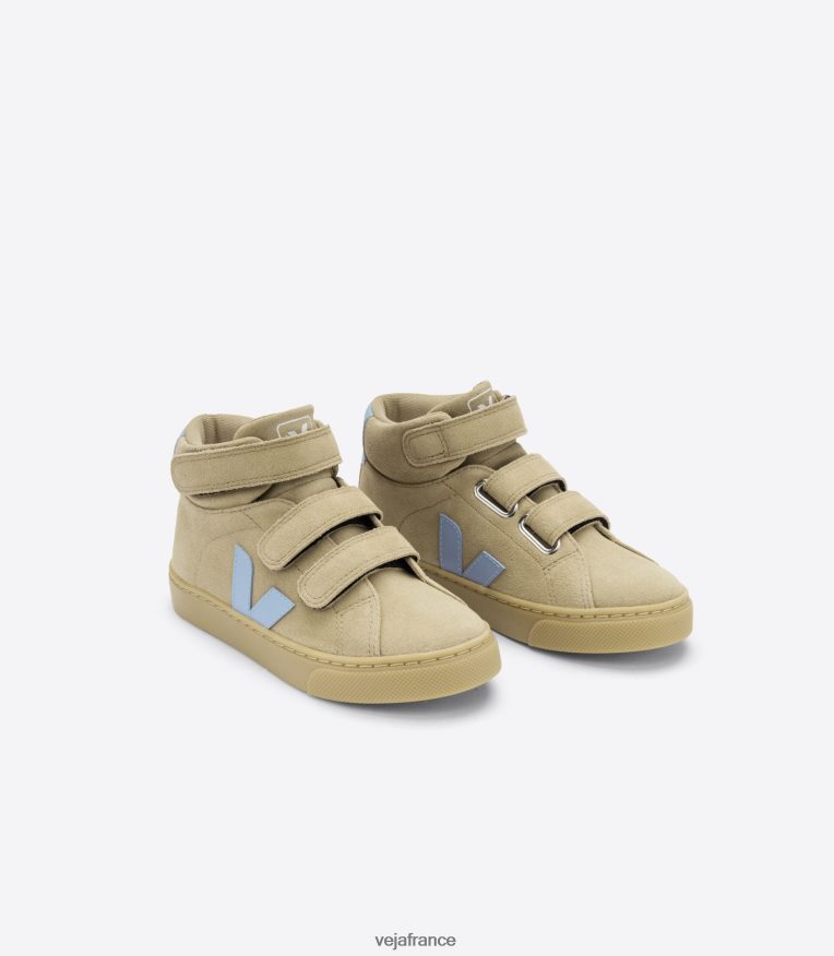 chaussures Veja esplar mi daim dune acier enfants 0826JT311