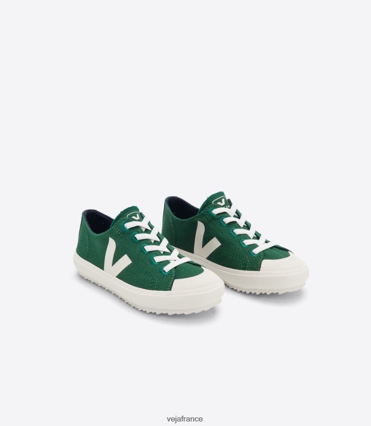 chaussures Veja flip lacets élastiques toile poker pierre enfants 0826JT393