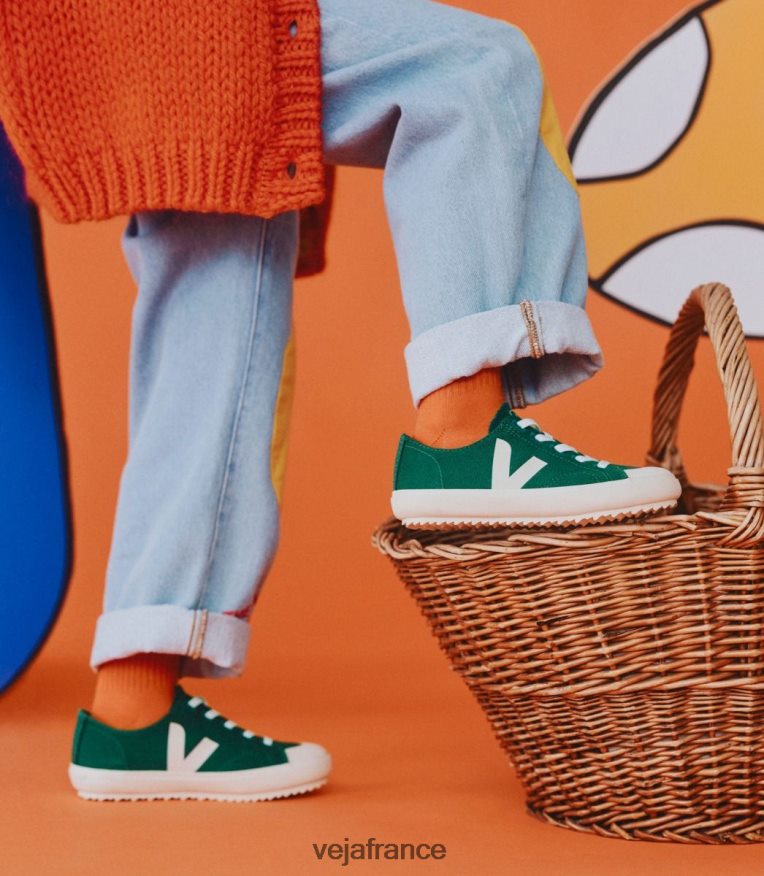 chaussures Veja flip lacets élastiques toile poker pierre enfants 0826JT393