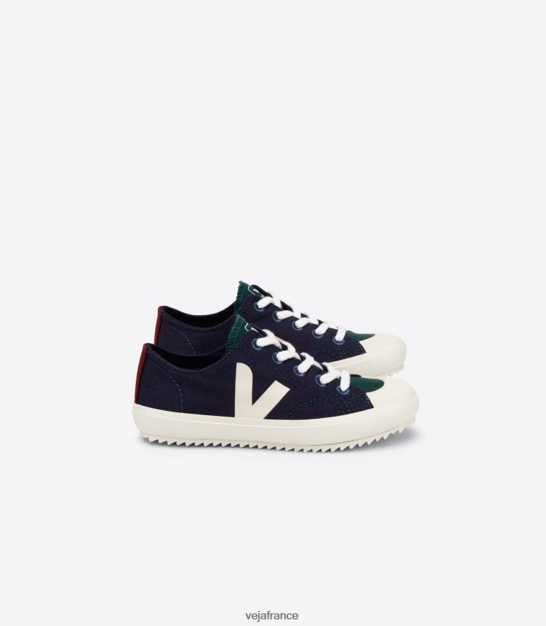 chaussures Veja flip toile multico marine enfants 0826JT398