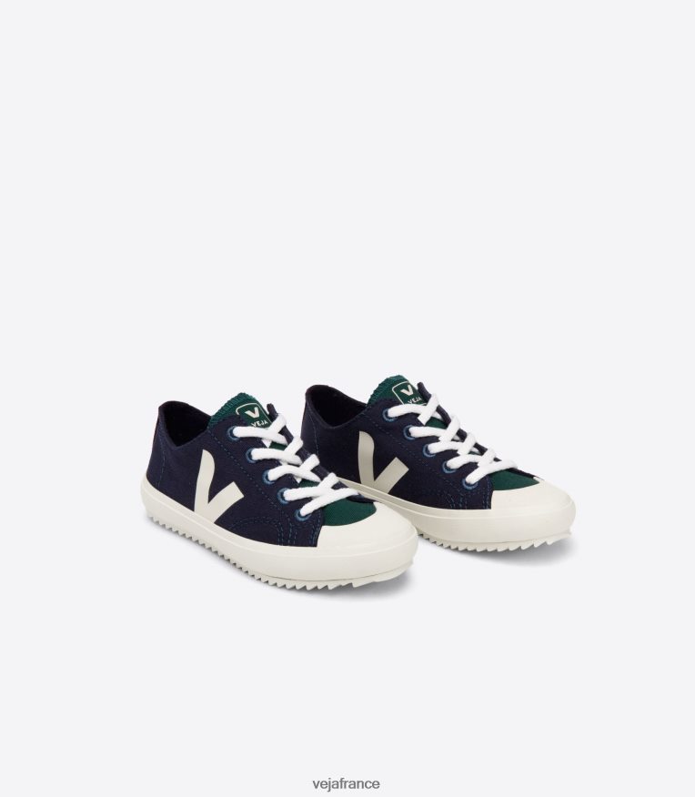 chaussures Veja flip toile multico marine enfants 0826JT398