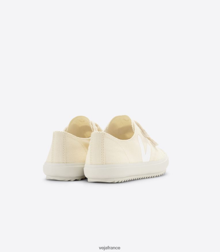 chaussures Veja ollie toile beurre blanc enfants 0826JT395