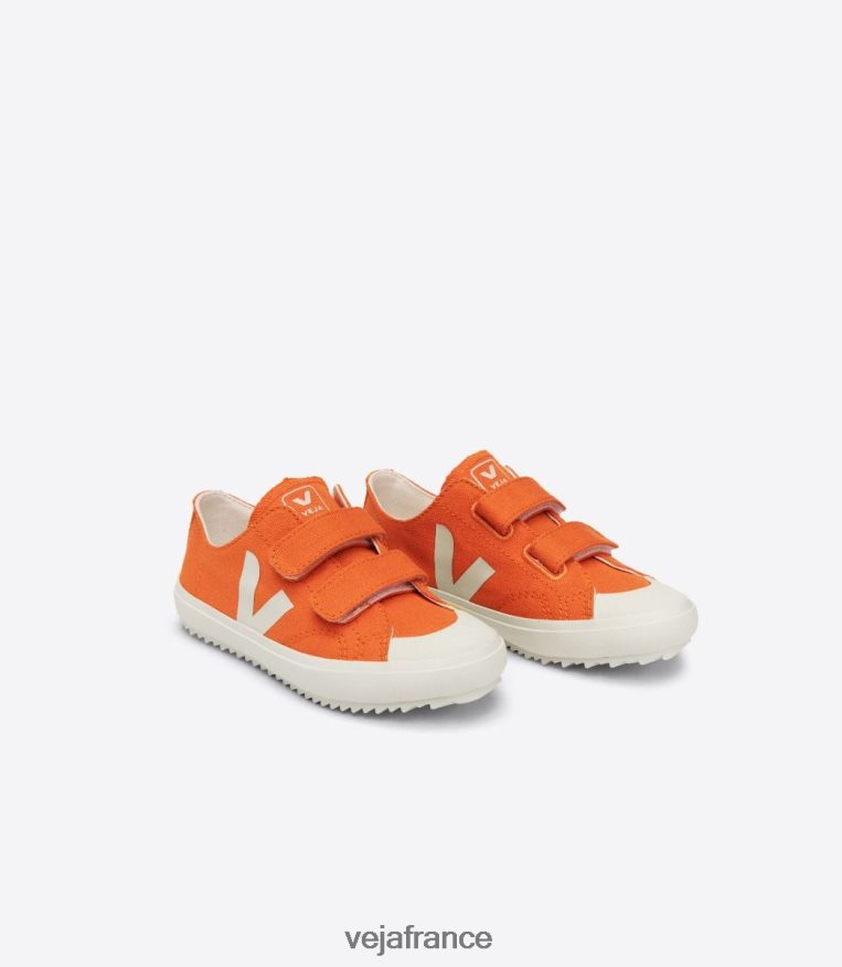 chaussures Veja ollie toile citrouille pierre enfants 0826JT396