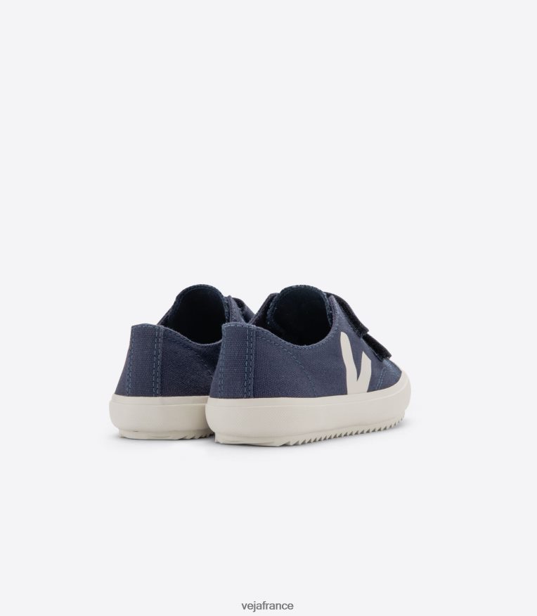 chaussures Veja toile ollie marine pierre enfants 0826JT400