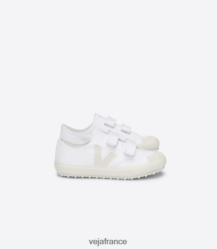 chaussures Veja toile ollie pierre blanche enfants 0826JT399