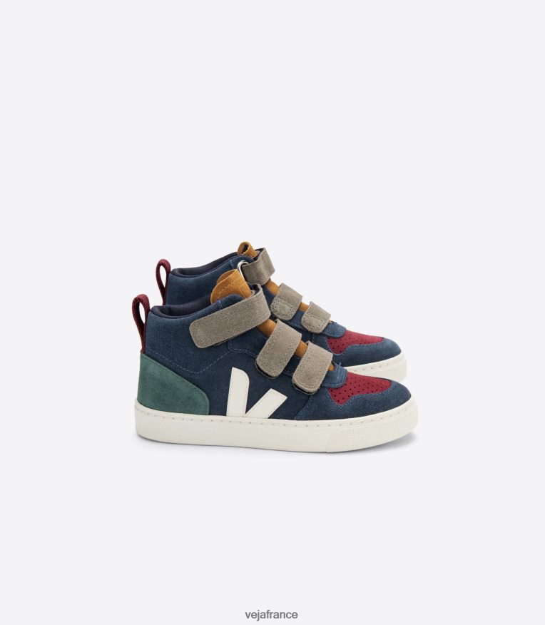 chaussures Veja v-10 mi daim multico nautico chypre enfants 0826JT349