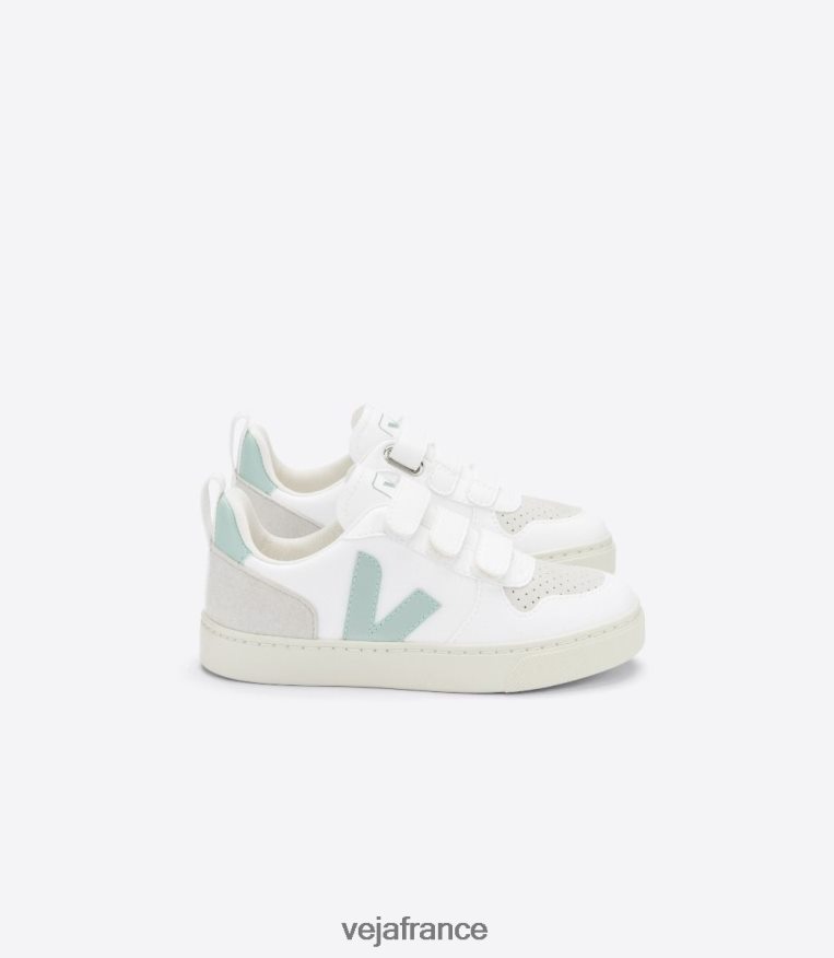 chaussures Veja v-10 cwl matcha blanc enfants 0826JT360