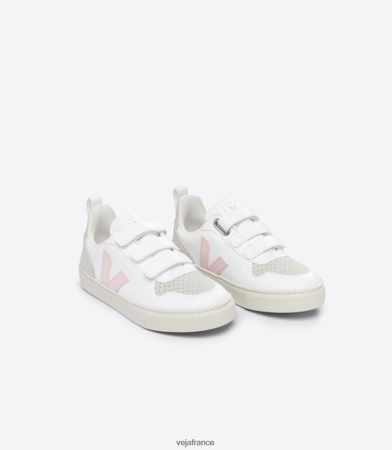 chaussures Veja v-10 cwl pétale blanc enfants 0826JT363