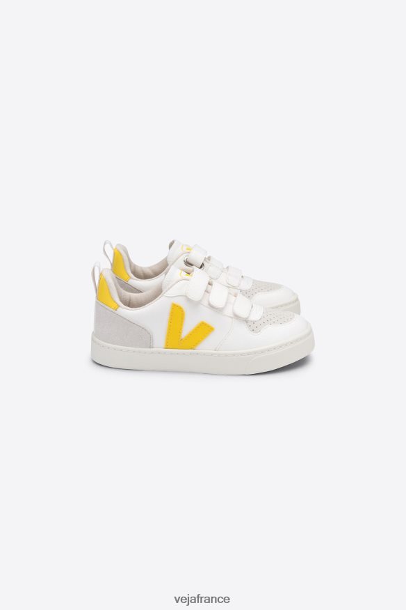 chaussures Veja v-10 cwl tonique blanc enfants 0826JT362
