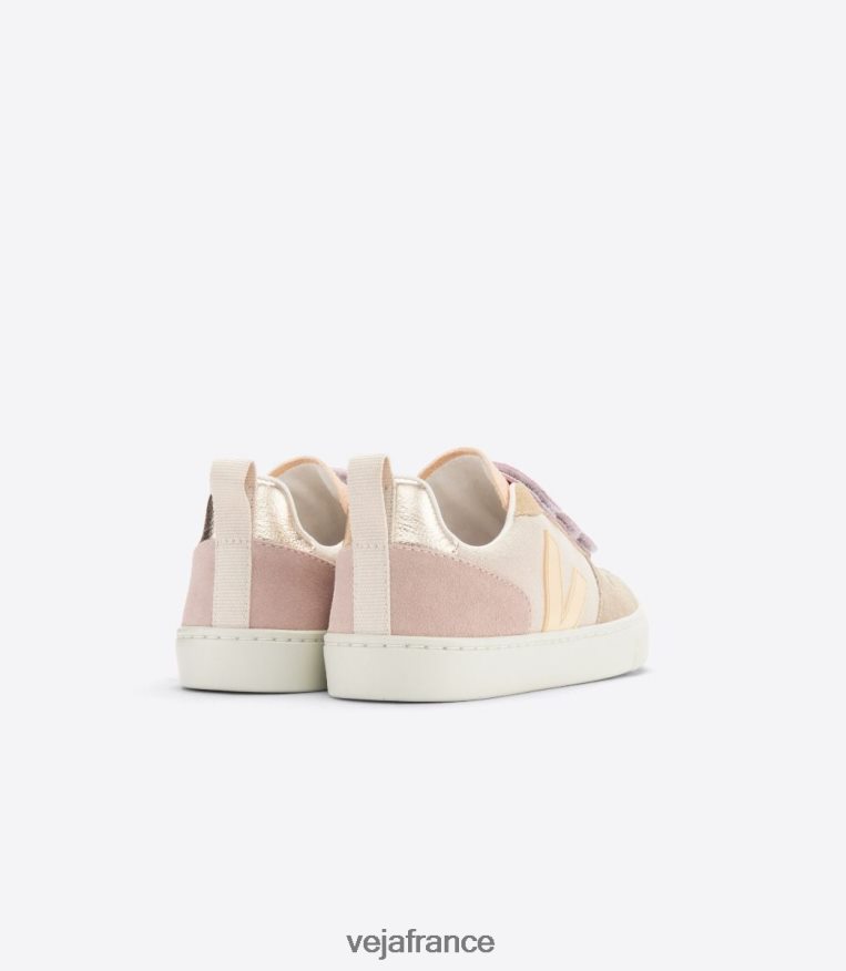 chaussures Veja v-10 suède multico sable enfants 0826JT364