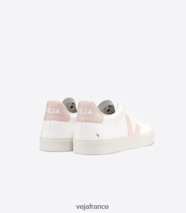 chaussures Veja campo cuir sans chrome pétale blanc femmes 0826JT226