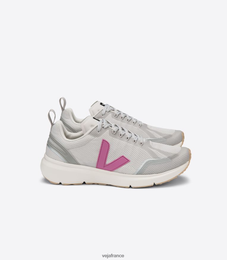 chaussures Veja condor 2 alveomesh gris clair ultraviolet femmes 0826JT273