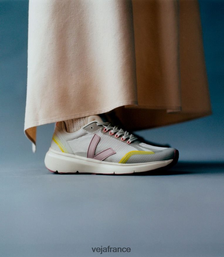 chaussures Veja condor 2 alveomesh natural babe jaune fluo femmes 0826JT270