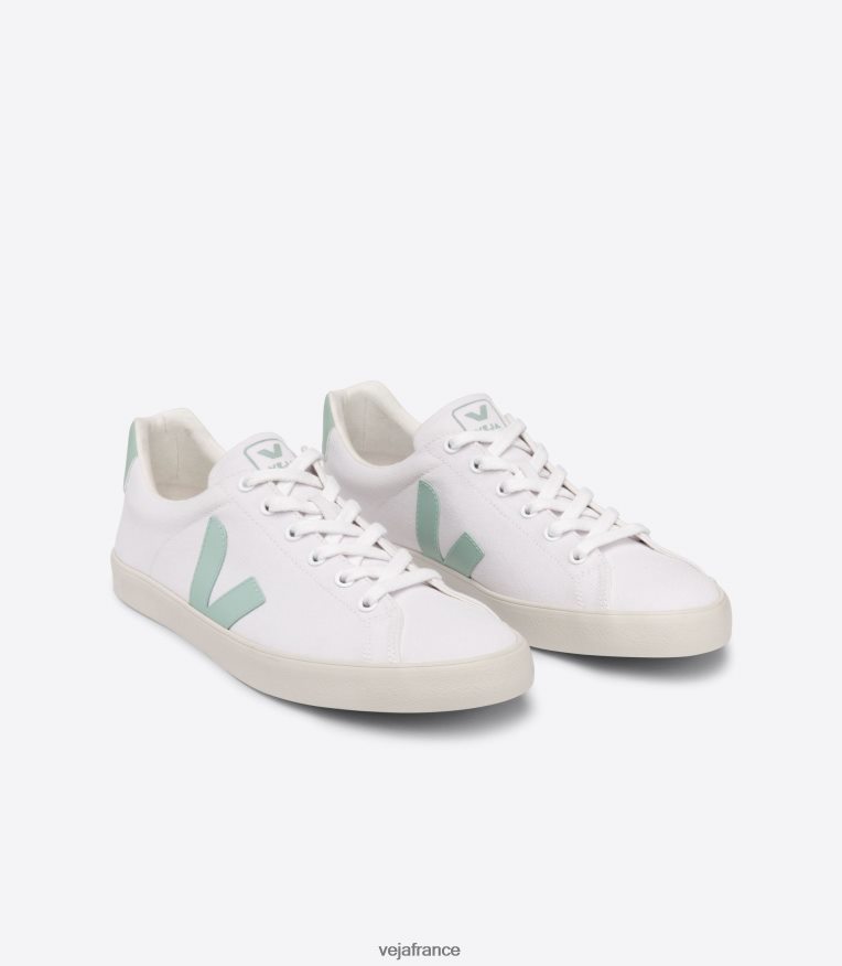 chaussures Veja esplar se toile blanc matcha femmes 0826JT244
