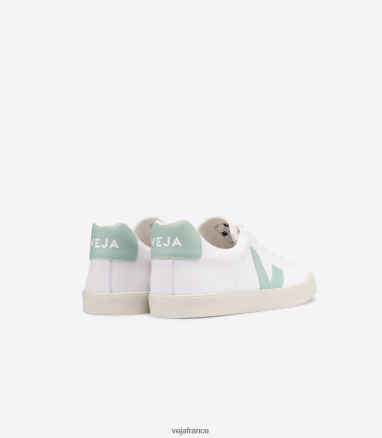 chaussures Veja esplar se toile blanc matcha femmes 0826JT244