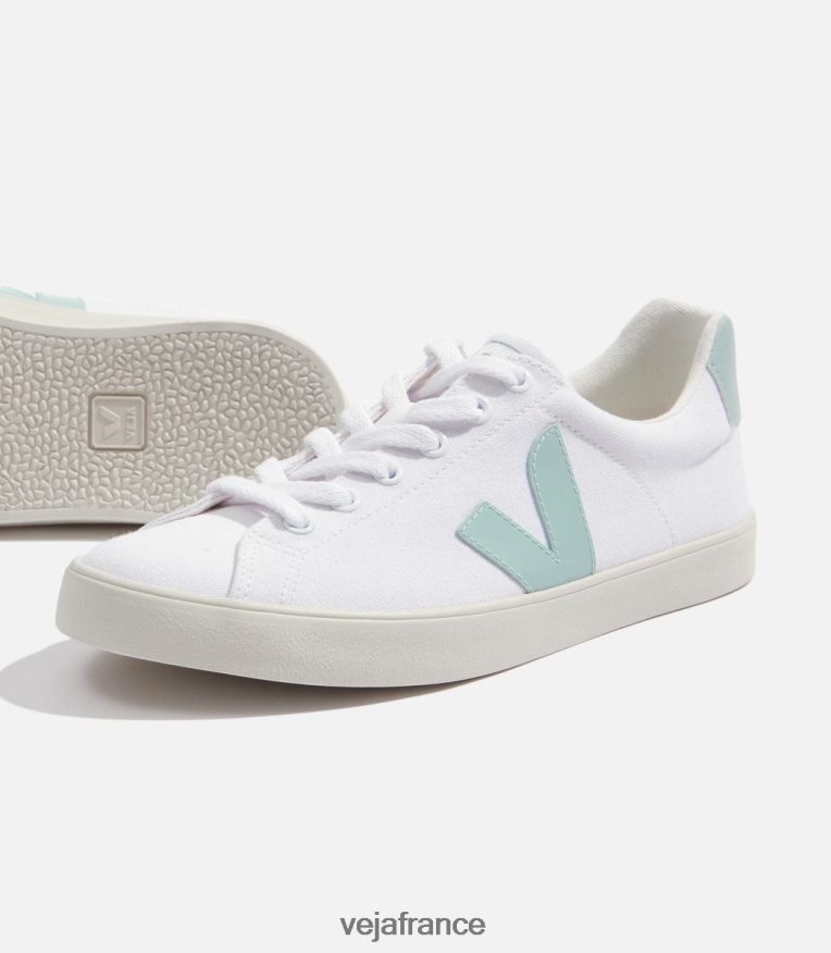 chaussures Veja esplar se toile blanc matcha femmes 0826JT244