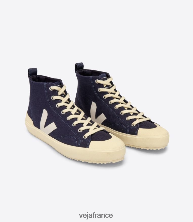 chaussures Veja nova ht toile nautico semelle beurre femmes 0826JT291