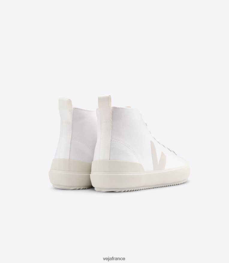 chaussures Veja toile nova ht pierre blanche femmes 0826JT292