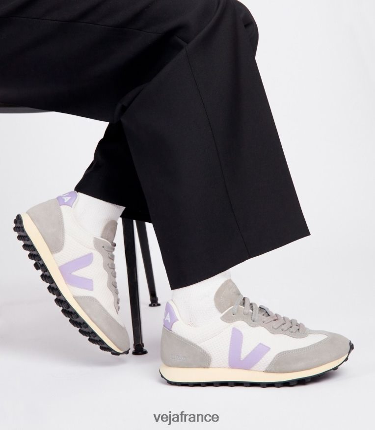 chaussures Veja rio branco gravier hexamesh lavande femmes 0826JT248