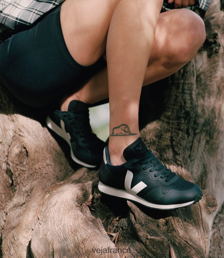 chaussures Veja sdu rt b-mesh noir blanc naturel femmes 0826JT266