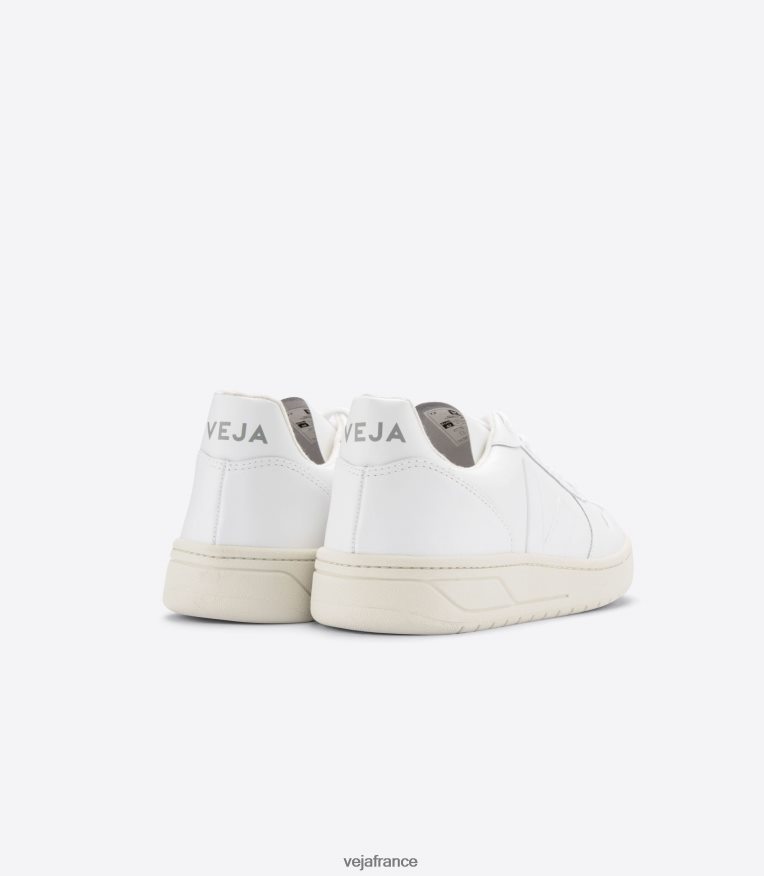 chaussures Veja v-10 cuir blanc femmes 0826JT237