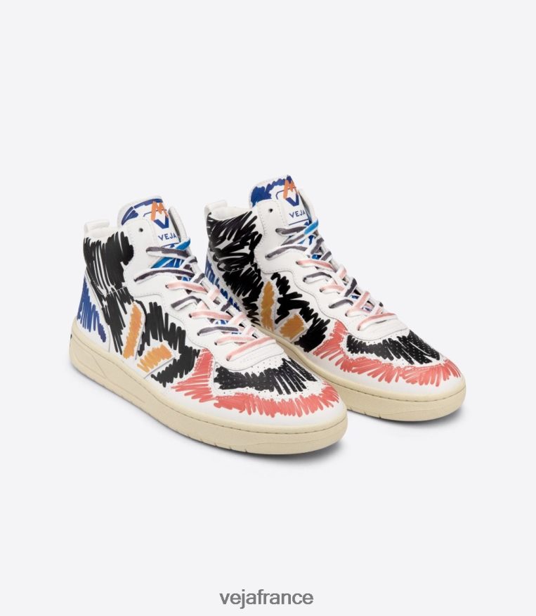 chaussures Veja X v-15 cuir marni noir femmes 0826JT240