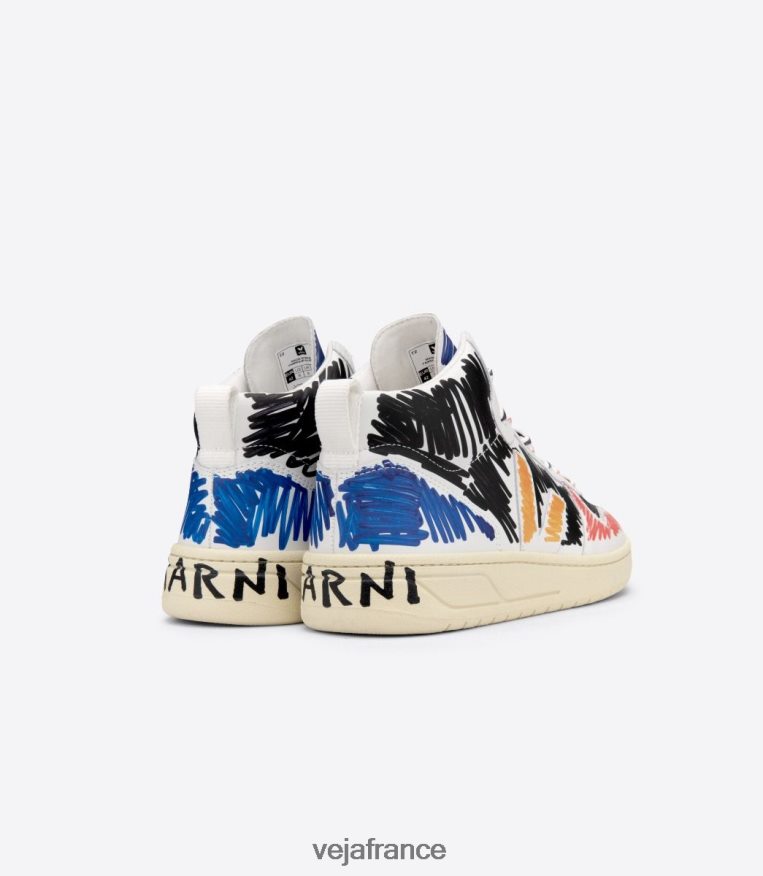 chaussures Veja X v-15 cuir marni noir femmes 0826JT240