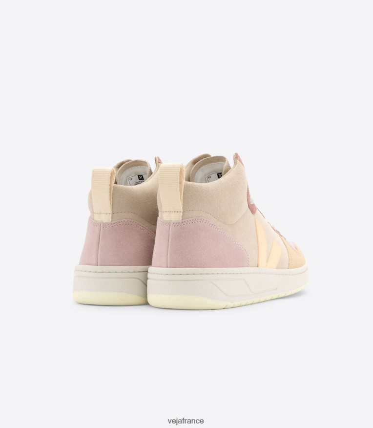 chaussures Veja v-15 daim multico pêche femmes 0826JT239