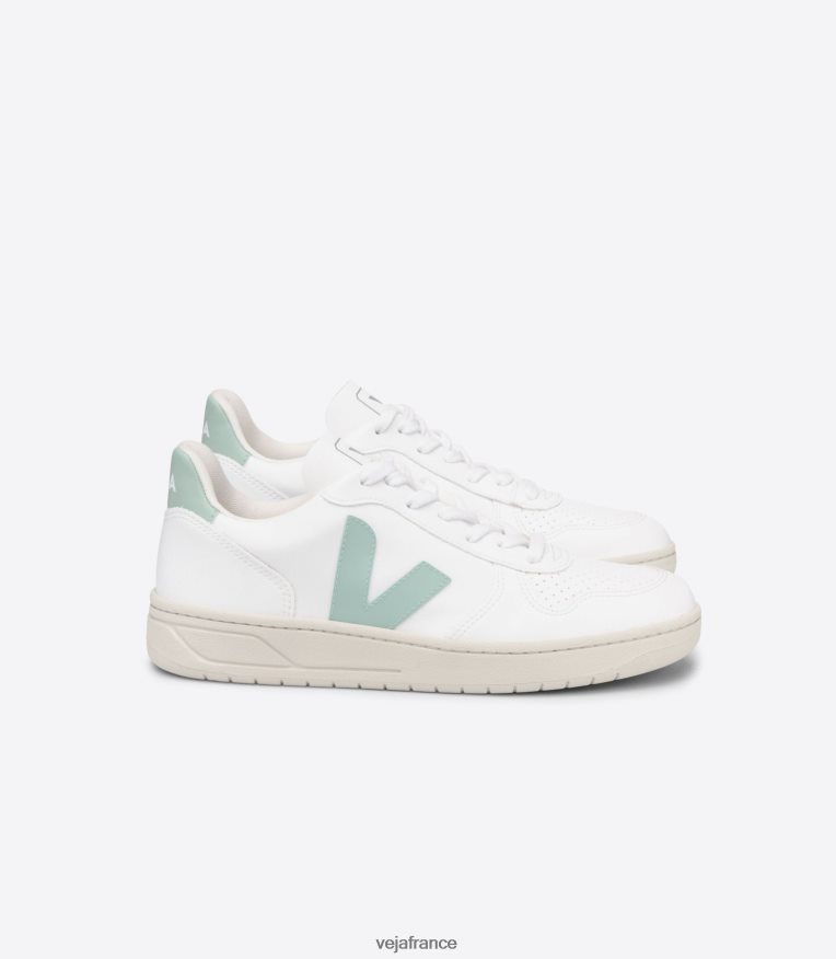chaussures Veja v-10 cwl matcha blanc femmes 0826JT298