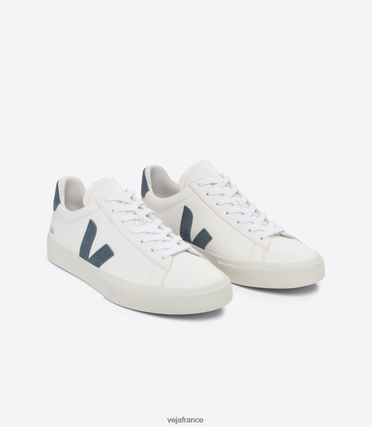 chaussures Veja campo chromefree cuir blanc california Hommes 0826JT7