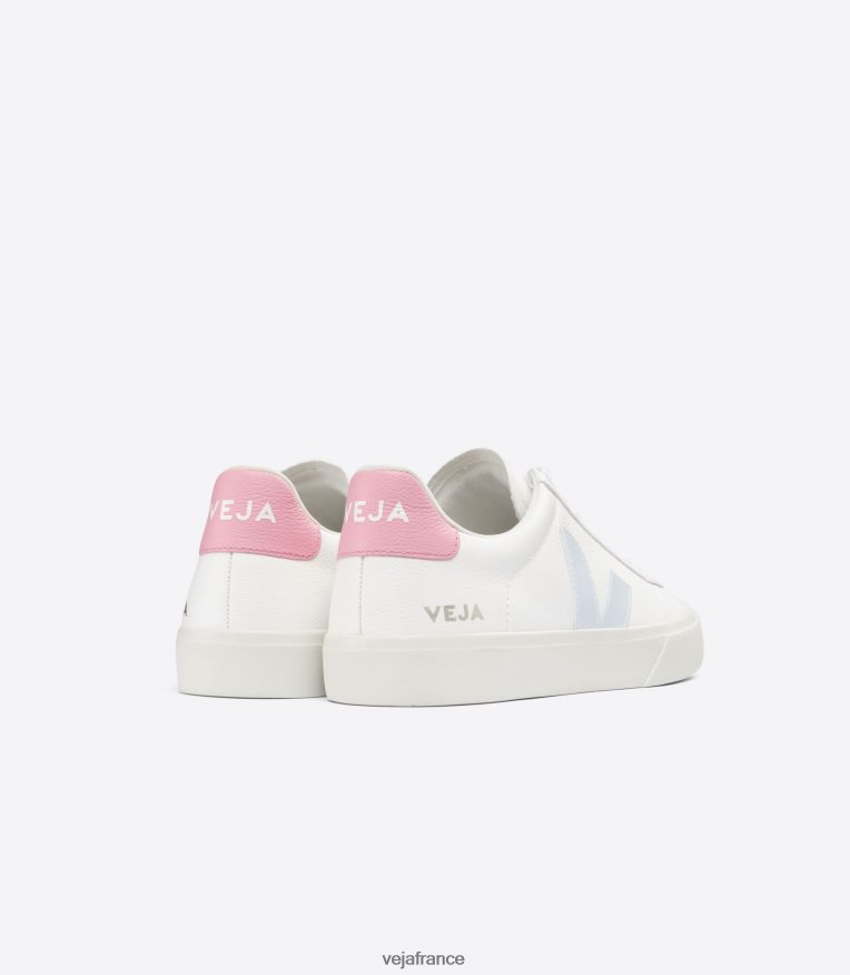 chaussures Veja campo cuir sans chrome blanc glace guimauve Hommes 0826JT18