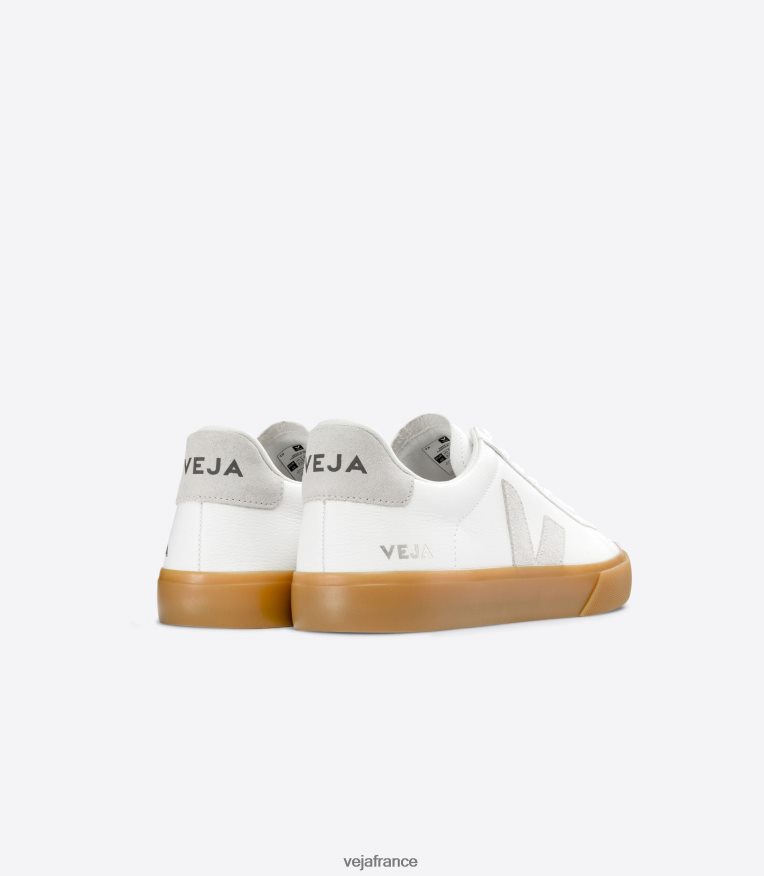 chaussures Veja campo cuir sans chrome blanc naturel naturel Hommes 0826JT14