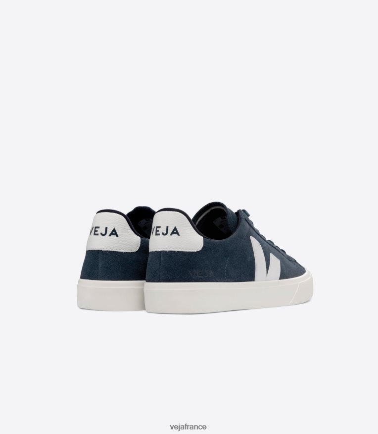 chaussures Veja campo daim nautico blanc Hommes 0826JT11