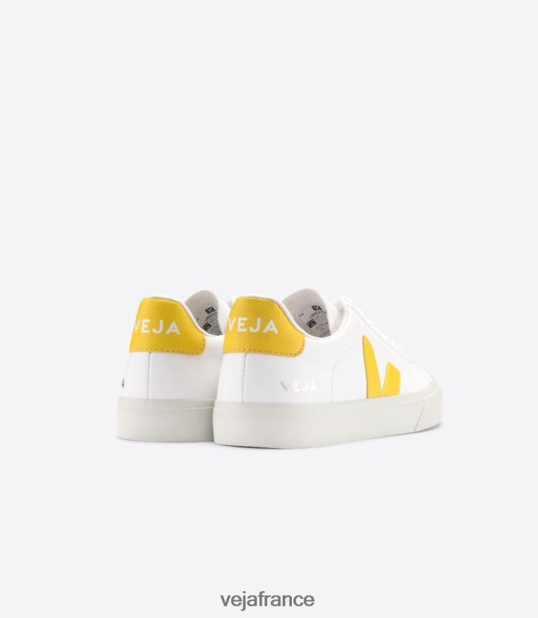 chaussures Veja tonique blanc en cuir sans chrome campo Hommes 0826JT24