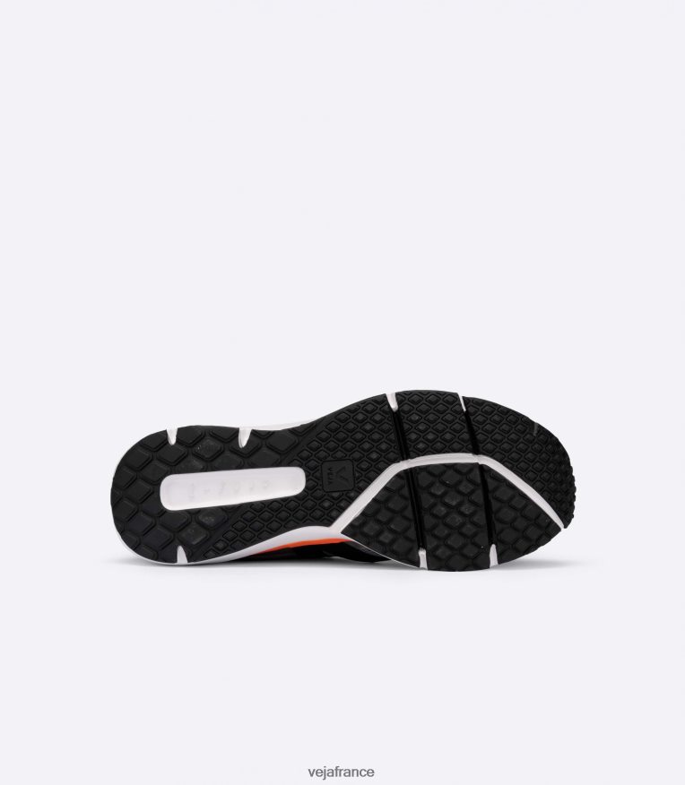 chaussures Veja condor 2 alveomesh béton noir orange fluo Hommes 0826JT195