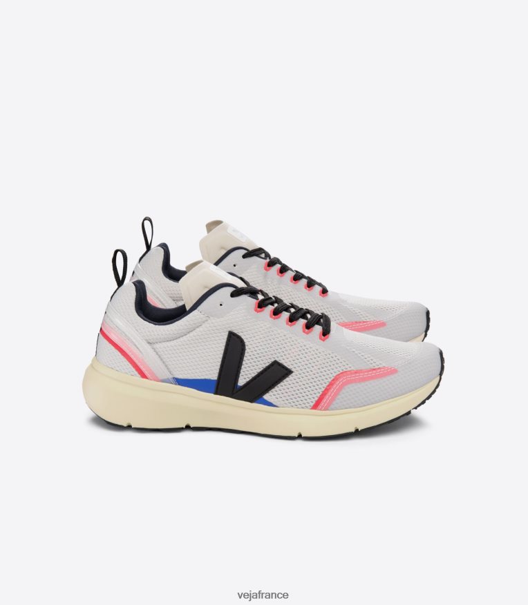 chaussures Veja condor 2 alveomesh gris clair noir Hommes 0826JT191