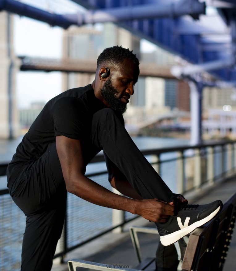 chaussures Veja condor 2 alveomesh noir blanc Hommes 0826JT193