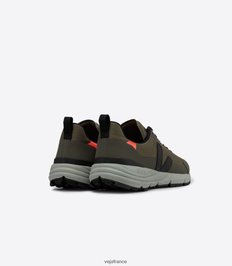 chaussures Veja dekkan alveomesh kaki noir Hommes 0826JT131