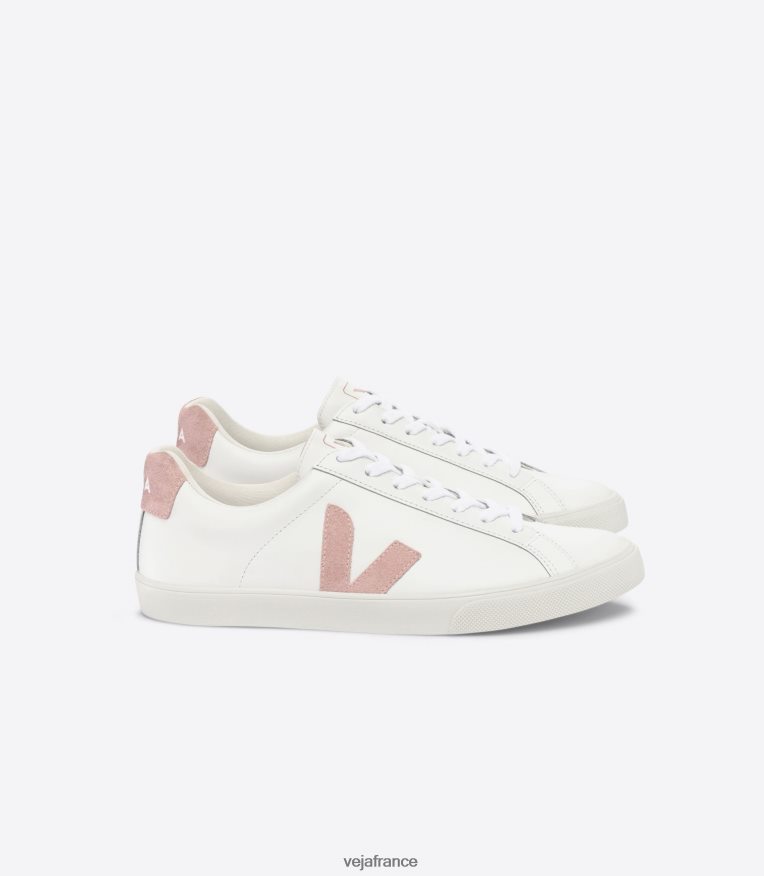 chaussures Veja esplar cuir bébé blanc Hommes 0826JT92
