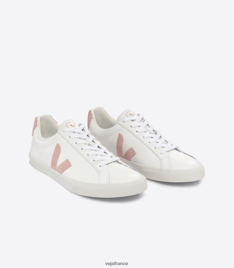chaussures Veja esplar cuir bébé blanc Hommes 0826JT92