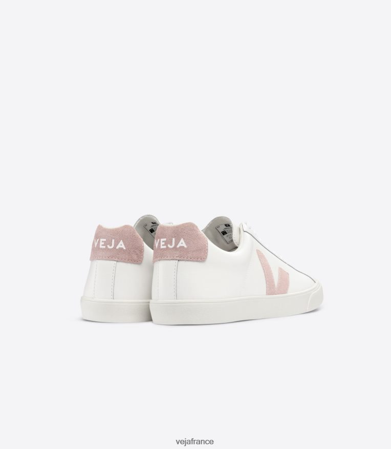 chaussures Veja esplar cuir bébé blanc Hommes 0826JT92