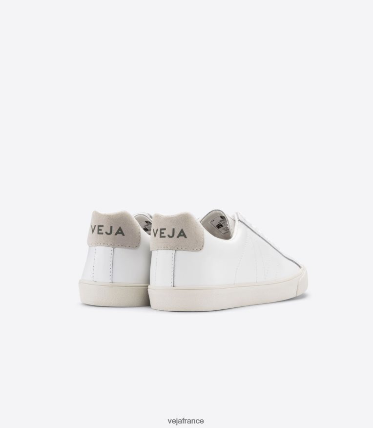 chaussures Veja esplar cuir blanc Hommes 0826JT89